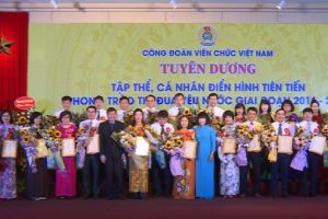 Công đoàn Viên chức Việt Nam biểu dương điển hình trong phong trào thi đua yêu nước