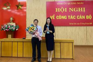 Đồng chí Đặng Văn Minh giữ chức Phó Bí thư Tỉnh ủy Quảng Ngãi
