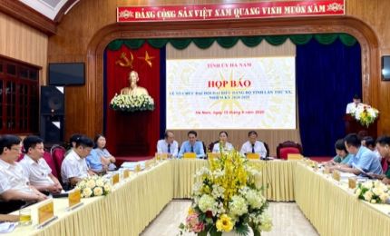 Hà Nam sẽ tổ chức đại hội đảng bộ cấp tỉnh đầu tiên trên cả nước