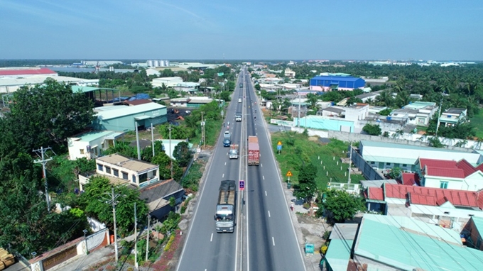 Công trình trọng điểm đường tỉnh 830 nối liền 4 huyện công nghiệp trong vùng kinh tế trọng điểm của tỉnh đến Cảng Quốc tế Long An