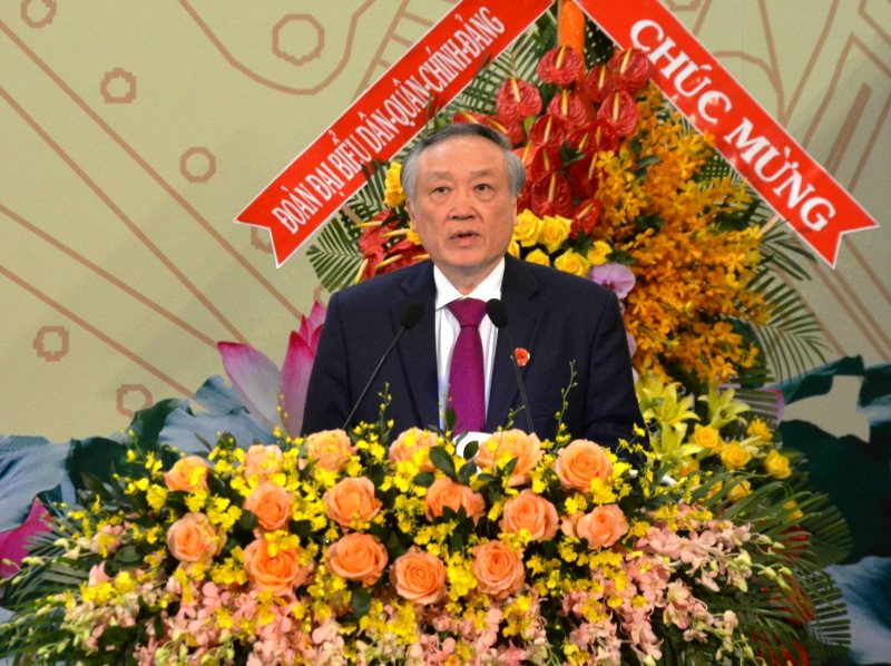 Bí thư Trung ương Đảng Trương Hòa Bình phát biểu chỉ đạo tại Đại hội
