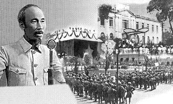 Ngày 2/9/1945, tại Quảng trường Ba Đình, Chủ tịch Hồ Chí Minh đọc bản Tuyên Ngôn Độc lập, khai sinh ra nước Việt Nam Dân chủ Cộng hòa.