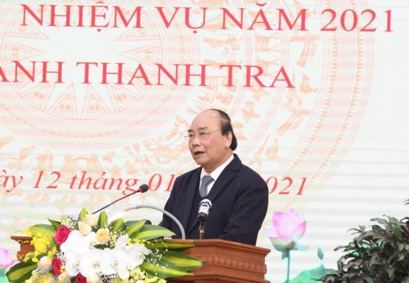 Thủ tướng Nguyễn Xuân Phúc phát biểu chỉ đạo tại Hội nghị. (Ảnh: TH).