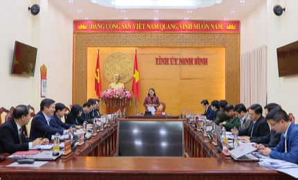 Tỉnh ủy Ninh Bình: Cho ý kiến vào một số nội dung phát triển kinh tế-xã hội