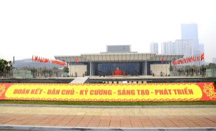 Trung tâm Hội nghị Quốc gia sẵn sàng cho Đại hội XIII của Đảng