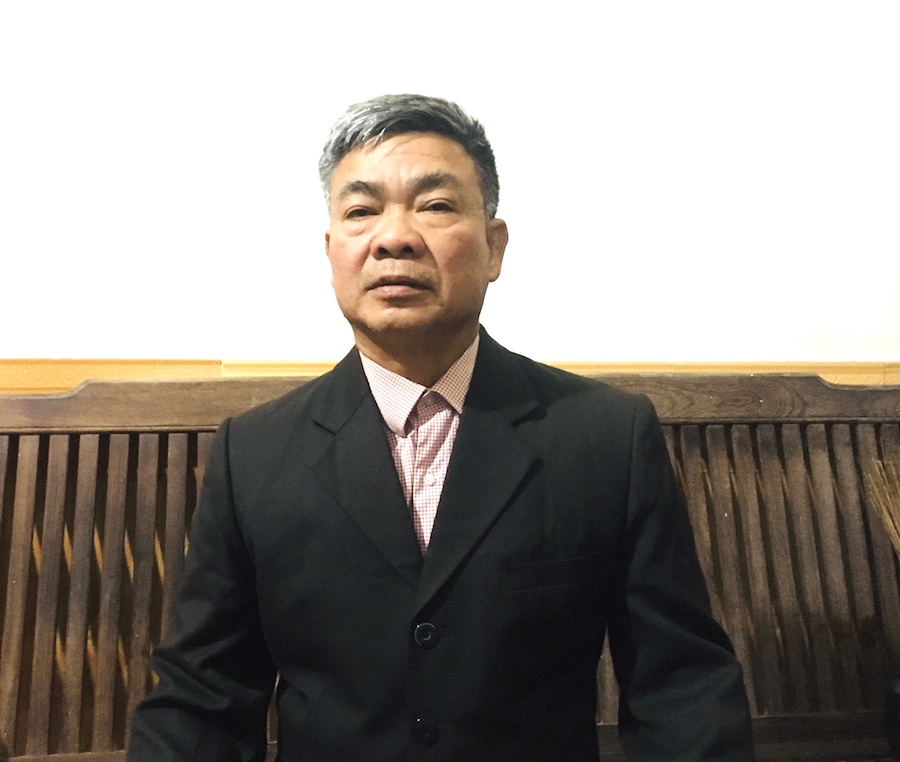 Ông Nguyễn Văn Hoà ( 64 tuổi, đảng viên Chi bộ thôn Kim Can, Thanh Hà, Hải Dương). Ảnh: TH.