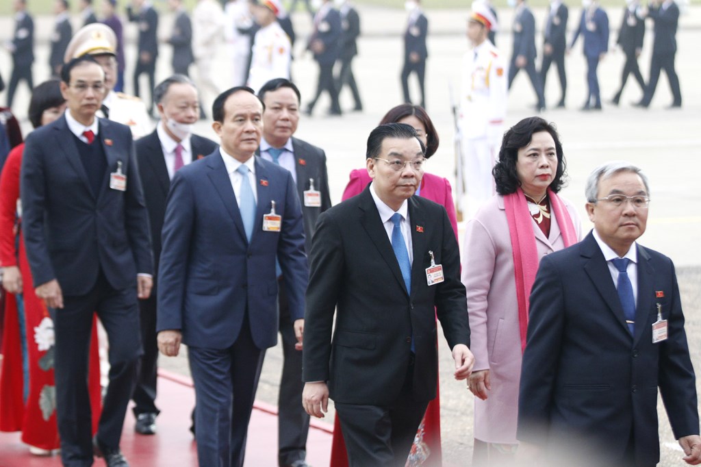 Đoàn đại biểu TP Hà Nội dự Đại hội XIII của Đảng vào Lăng viếng Chủ tịch Hồ Chí Minh