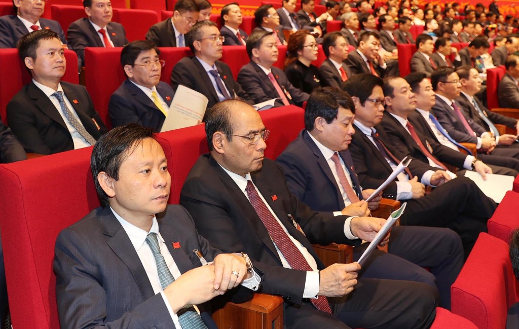 Đoàn đại biểu Đảng bộ Khối Doanh nghiệp Trung ương tham dự Đại hội