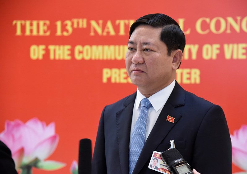 Đại biểu Trần Quốc Nam, Phó Bí thư Tỉnh ủy, Chủ tịch UBND tỉnh Ninh Thuận.