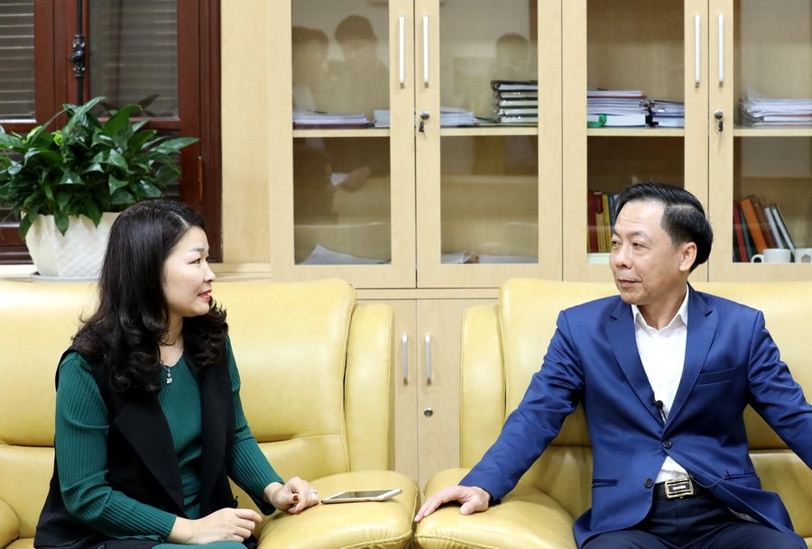 Đồng chí Trần Ngọc Liêm, Phó Tổng Thanh tra Chính phủ trả lời phỏng vấn của phóng viên Báo điện tử Đảng Cộng sản Việt Nam.