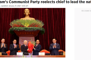 Truyền thông quốc tế đưa tin Đại hội XIII của Đảng bầu ban lãnh đạo mới