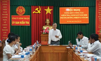 Bình Thuận: Chú trọng công tác kiểm tra, giải quyết vi phạm trong Đảng
