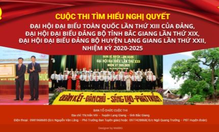 Lạng Giang (Bắc Giang) tổ chức thi tìm hiểu về Nghị quyết Đại hội XIII