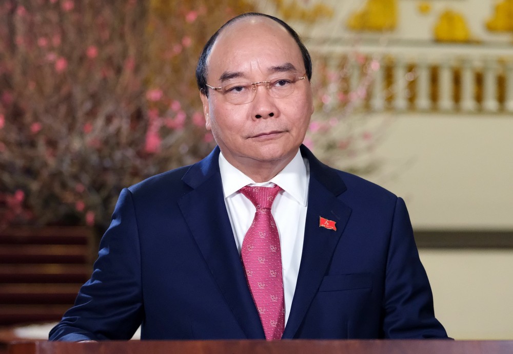Thủ tướng Nguyễn Xuân Phúc chúc Tết cộng đồng người Việt Nam ở nước ngoài. (Ảnh: VGP)