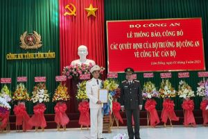 Công bố quyết định bổ nhiệm Giám đốc Công an tỉnh Lâm Đồng