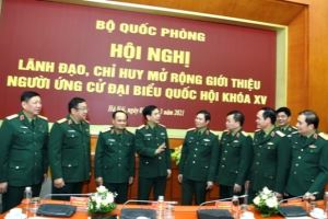 Quốc hội khóa XV có 33 đại biểu quân đội ứng cử