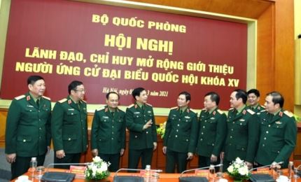 Quốc hội khóa XV có 33 đại biểu quân đội ứng cử