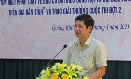 Quảng Bình phát động cuộc thi trực tuyến tìm hiểu pháp luật bầu cử ĐBQH và HĐND các cấp