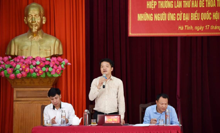 Hà Tĩnh: Thống nhất danh sách sơ bộ 118 người ứng cử đại biểu HĐND tỉnh