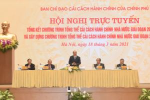 Thủ tướng Nguyễn Xuân Phúc: Cải cách hành chính phải tiếp tục làm cho đất nước hùng mạnh