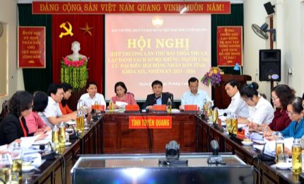 Hiệp thương lần thứ hai ứng của đại biểu HĐND tỉnh Tuyên Quang khóa XIX