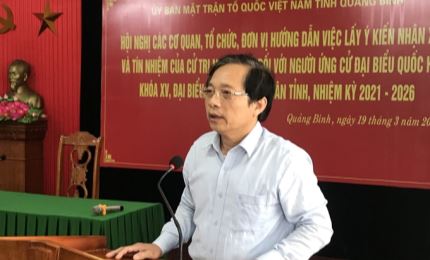 Quảng Bình: Hướng dẫn tổ chức lấy ý kiến cử tri nơi cư trú đối với người ứng cử ĐBQH khóa XV và đại biểu HĐND