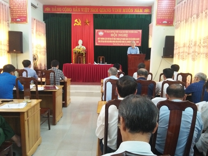 Hội nghị Hiệp thương lần 2 huyện Tuyên hóa