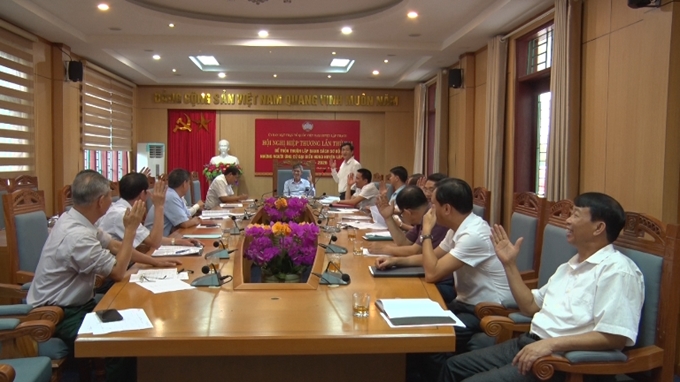 Uỷ ban MTTQ huyện Lập Thạch tổ chức hội nghị hiệp thương lần thứ hai