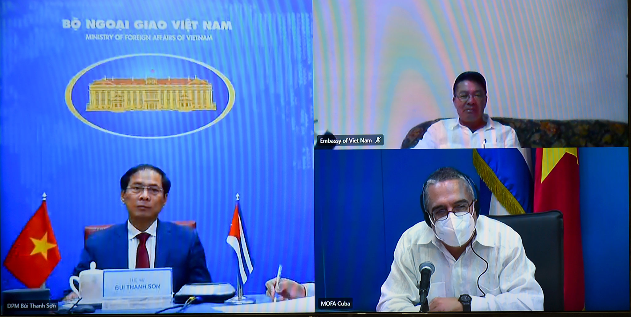 Phiên Tham khảo chính trị cấp Thứ trưởng Ngoại giao lần thứ VI Việt Nam - Cuba bằng hình thức trực tuyến