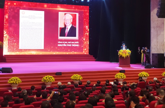 Tổng Bí thư, Chủ tịch nước Nguyễn Phú Trọng gửi thư chúc mừng tới Lễ kỷ niệm 70 năm Báo Nhân dân ra số đầu tiên diễn ra trung tuần tháng 3/2021 (Ảnh: HNV)