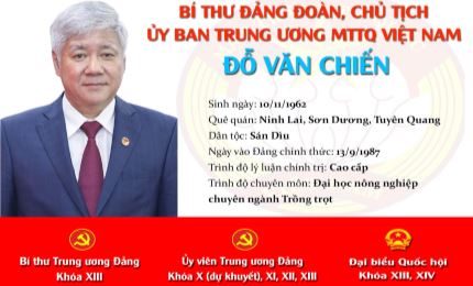 [Infographic]: Chân dung tân Chủ tịch Uỷ ban Trung ương MTTQ Việt Nam Đỗ Văn Chiến