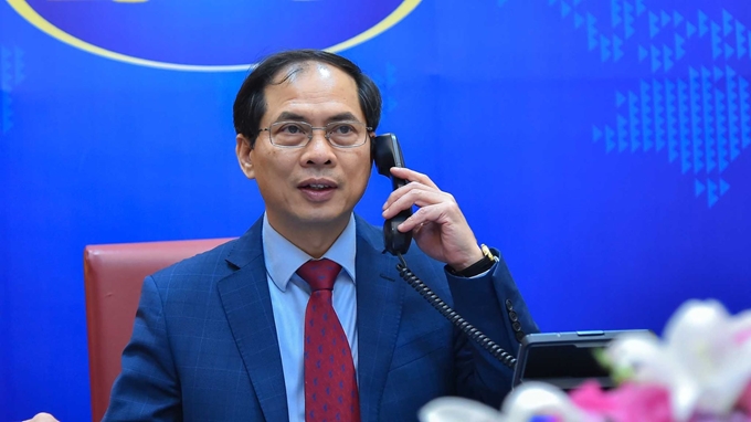 Đồng chí Bùi Thanh Sơn - Bộ trưởng Bộ Ngoại giao nước Cộng hoà xã hội chủ nghĩa Việt Nam