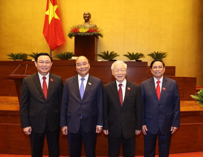 Các đồng chí lãnh đạo cấp cao Việt Nam