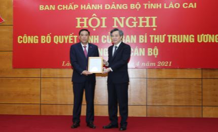 Đồng chí Hoàng Giang giữ chức Phó Bí thư Tỉnh ủy Lào Cai