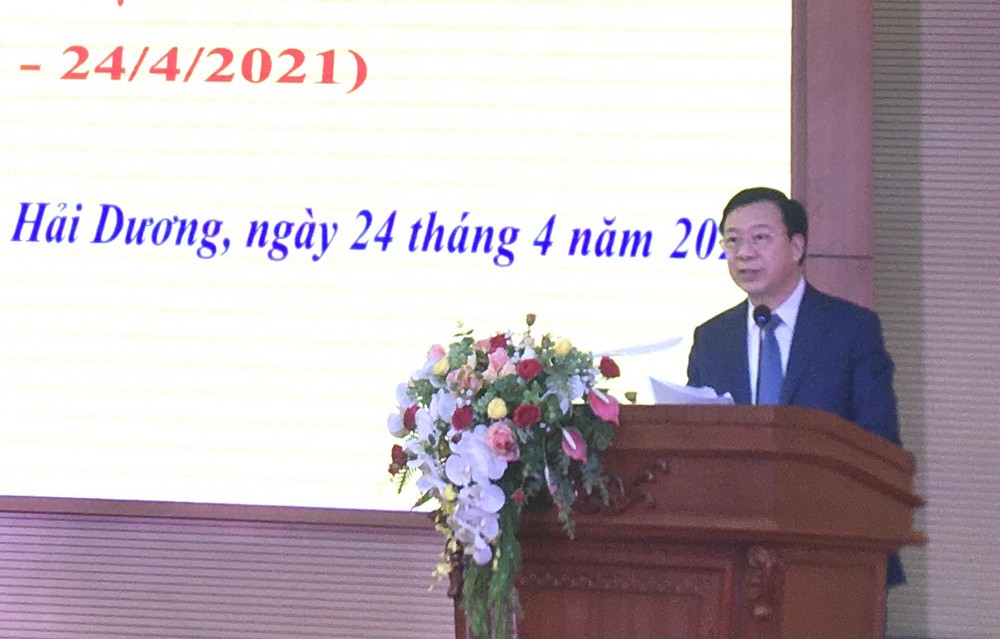 Ủy viên Trung ương Đảng, Bí thư Tỉnh ủy Hải Dương Phạm Xuân Thăng đánh giá cao những đóng góp, cống hiến của lực lượng Công an tỉnh Hải Dương.