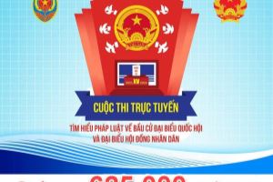 Hơn 500.000 người dự thi tìm hiểu pháp luật về bầu cử