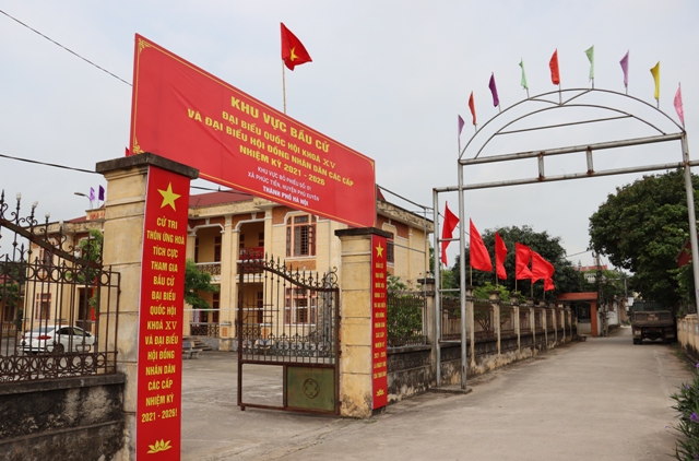 Công tác tuyên truyền phục vụ bầu cử được huyện Phú Xuyên quan tâm thực hiện có hiệu quả. (Ảnh: TN).