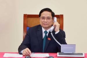Thủ tướng Vương quốc Campuchia gọi điện chúc mừng Thủ tướng Phạm Minh Chính