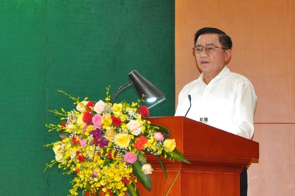 Đồng chí Trần Cẩm Tú, Ủy viên Bộ Chính trị, Chủ nhiệm UBKT Trung ương phát biểu chỉ đạo Hội nghị.