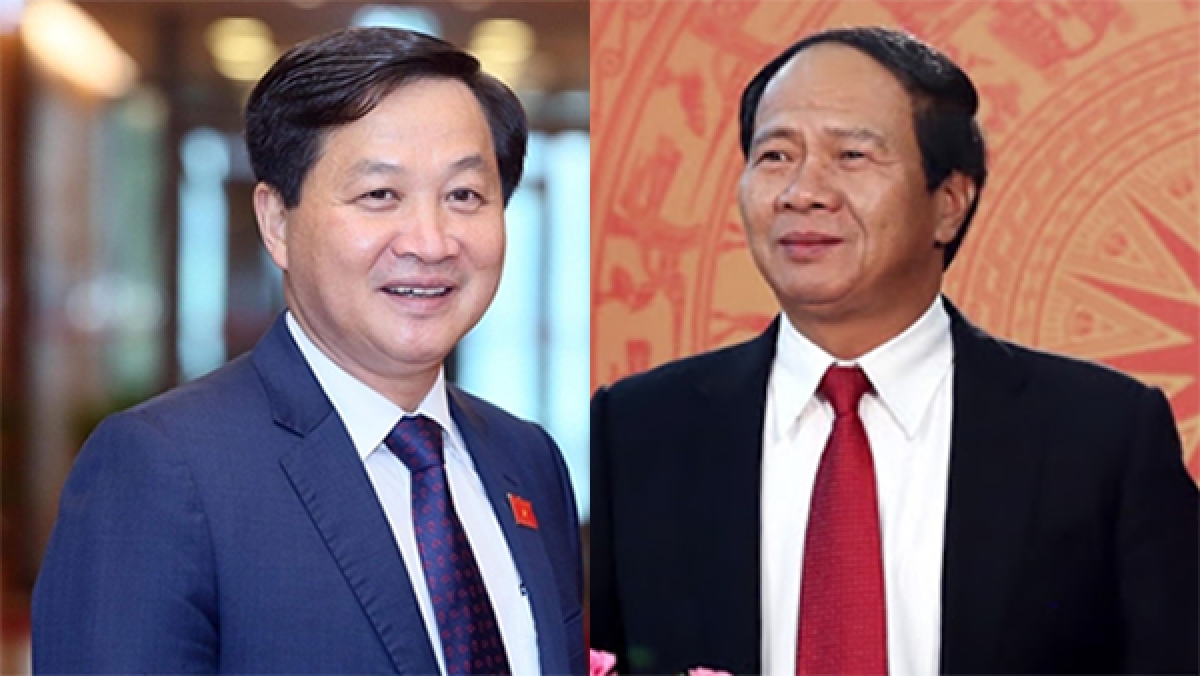 Đồng chí Lê Minh Khái và Lê Văn Thành giữ chức Phó Thủ tướng Chính phủ. Ảnh: vov.vn.