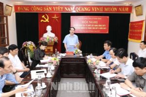 Ninh Bình: Ban Tổ chức Tỉnh ủy triển khai nhiệm vụ công tác tổ chức xây dựng Đảng quý II