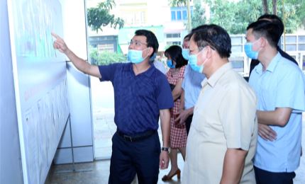 Kiểm tra công tác chuẩn bị  bầu cử tại thành phố Lào Cai