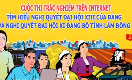 Lâm Đồng: Hơn 15.800 lượt tham gia Cuộc thi tìm hiểu Nghị quyết Đại hội Đảng
