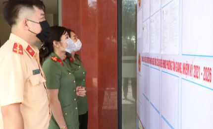 Công an tỉnh Hà Tĩnh tích cực chuẩn bị cho ngày bầu cử