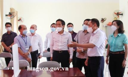 Kiểm tra công tác chuẩn bị bầu cử trên địa bàn tỉnh Lạng Sơn