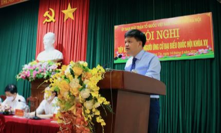 Ứng cử viên đại biểu Quốc hội tiếp xúc cử tri tại huyện Phú Xuyên và Thường Tín