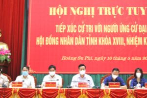 Hà Giang: Các ứng cử viên đại biểu HĐND tỉnh tiếp xúc cử tri