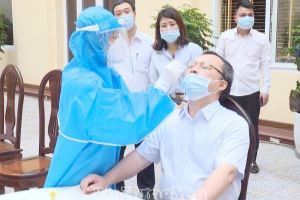 Hưng Yên: Xét nghiệm SARS-CoV-2 cho các thành viên tham gia công tác bầu cử