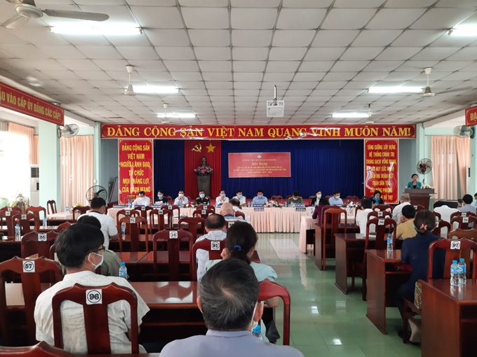 Từ ngày 5 đến 22/5, Ủy ban MTTQ Việt Nam tỉnh Bình Dương tổ chức cho người ứng cử tiếp xúc cử tri, vận động bầu cử.