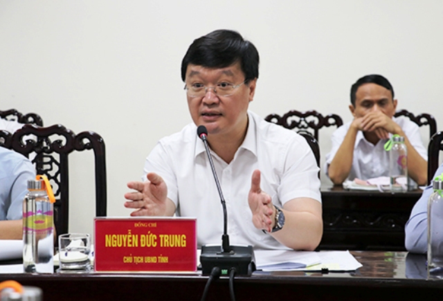 Chủ tịch UBND tỉnh Nghệ An Nguyễn Đức Trung (Ảnh: P.V)